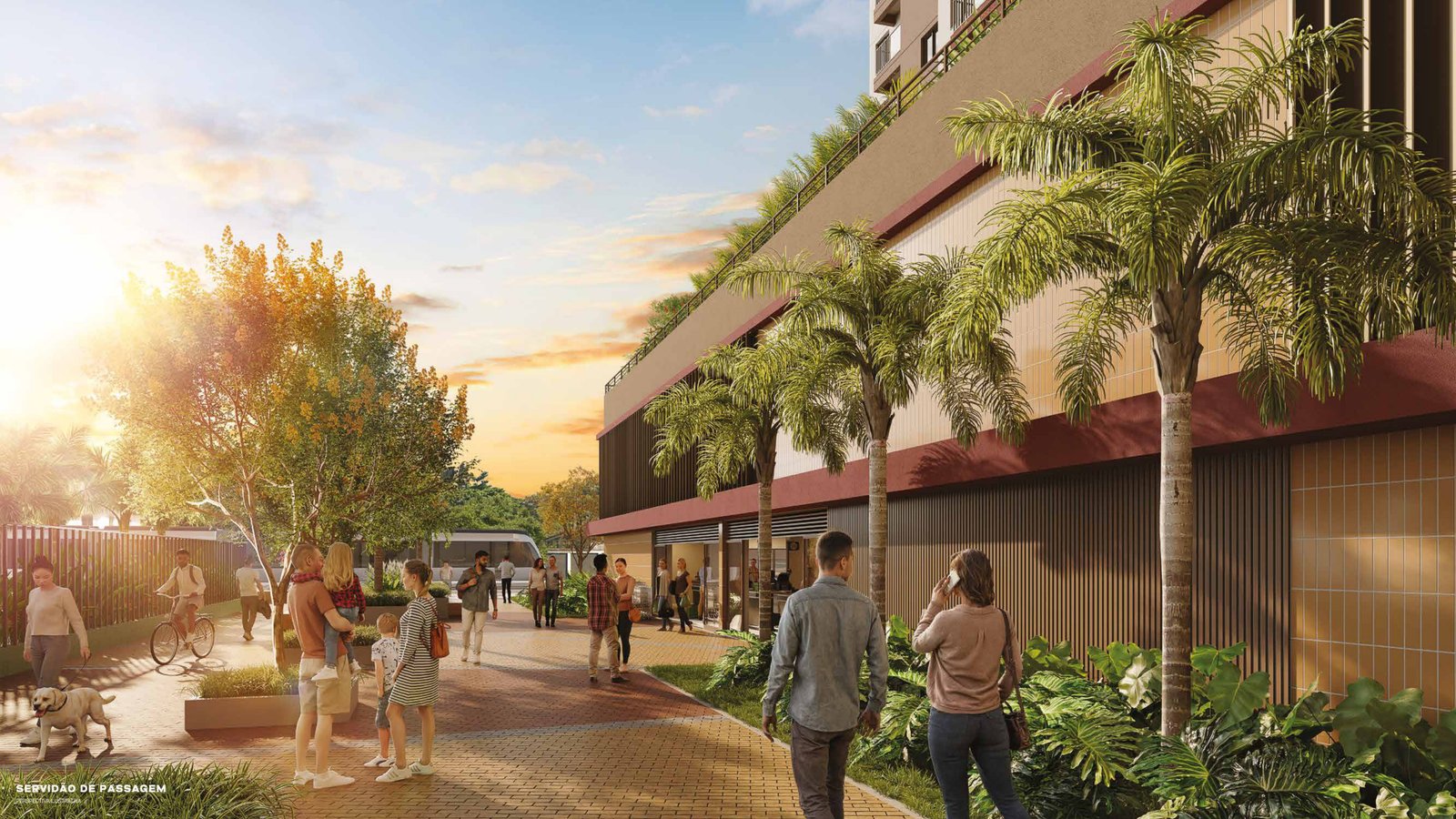 Residencial Pixinguinha Rosa, perspectiva ilustrativa do empreendimento na Região do Porto Maravilha
